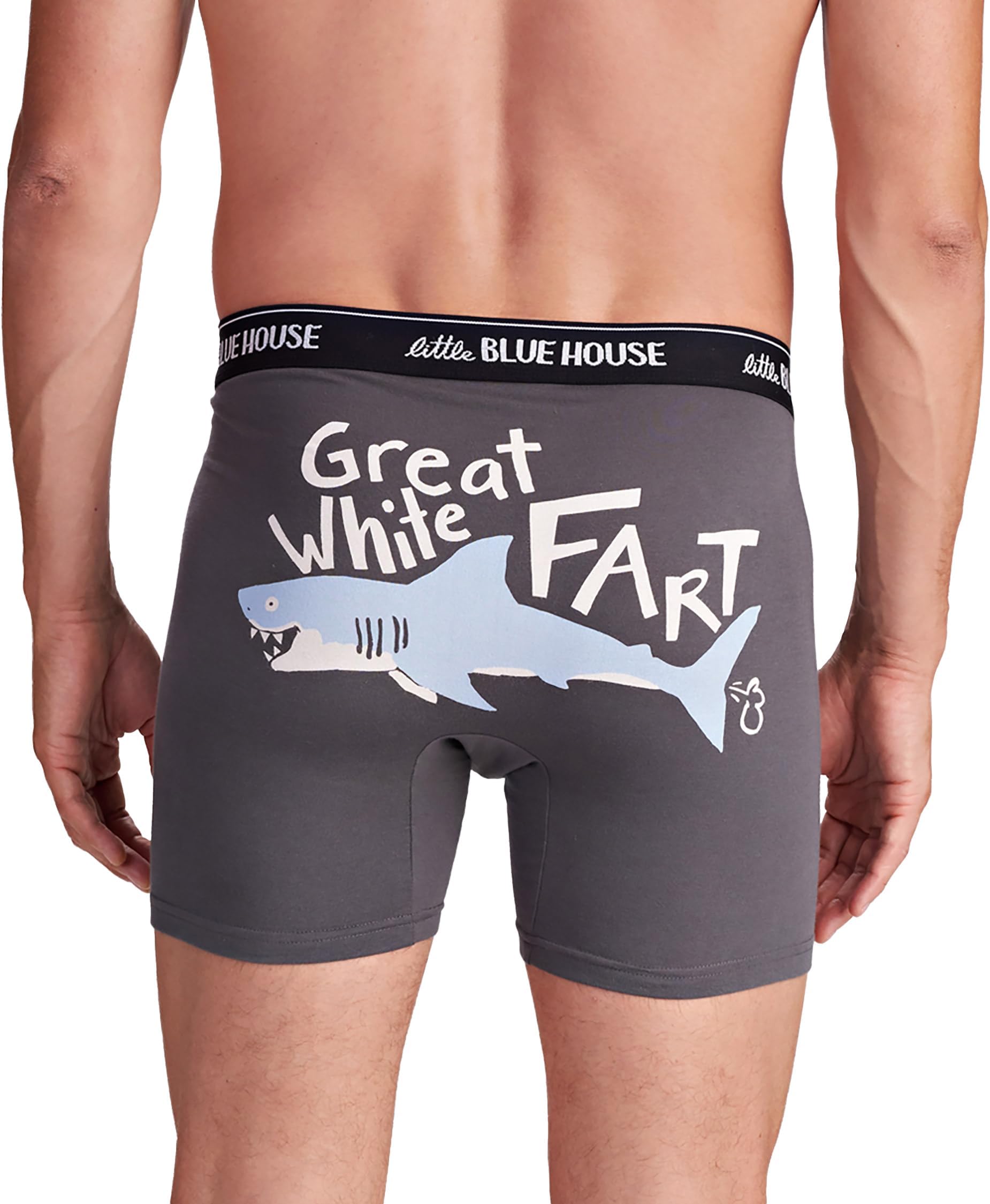 Little Blue House Men's Funny Boxer Briefs