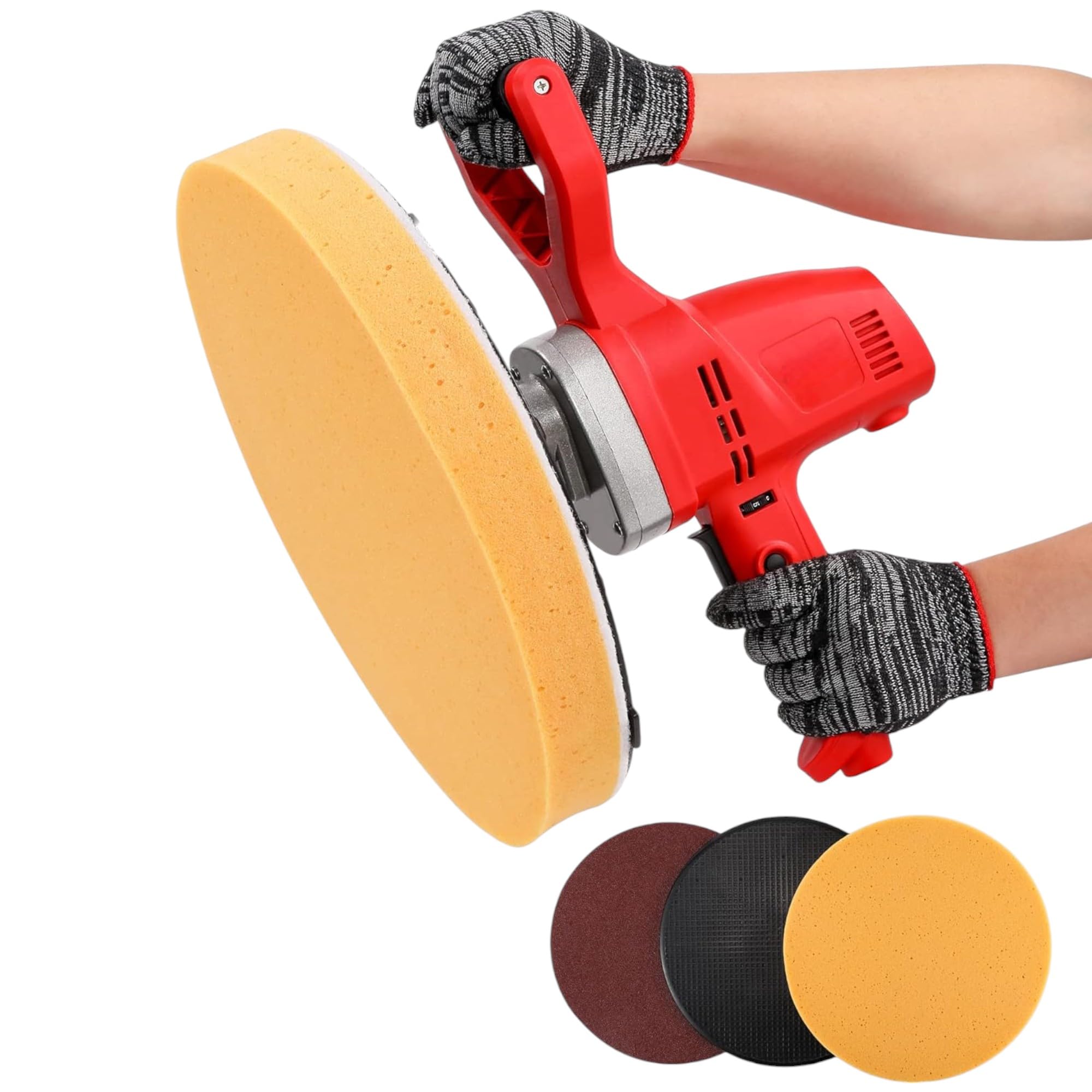 Frattone Frattazzatrice Frattazzo Elettrico 1680W con 6 Regolazioni di Velocità Levigatrice per Muro Pareti Cazzuola Lisciante per intonaco Rifiniture Murali