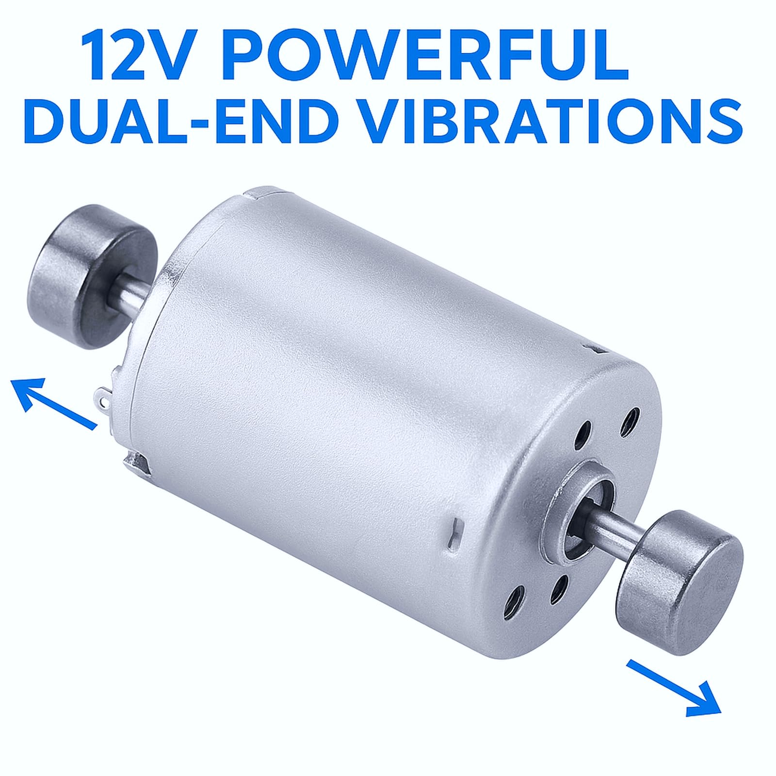 Silnik wibracyjny 12 V, silnik wibracyjny, silnie wibrujący silnik elektryczny, silnik przekładniowy 12 V DC, szczotkowany elektryczny silnik wibracyjny o wysokim momencie obrotowym, długość