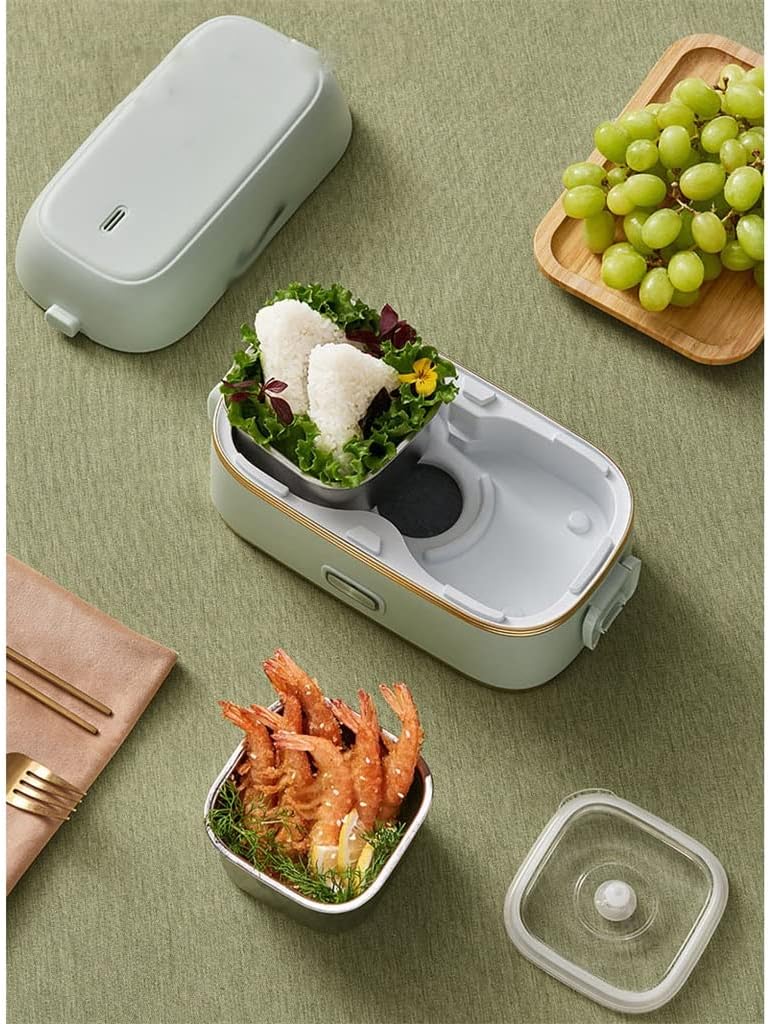 Electric heating Lunch Box Multi Electric Rice Cooker Portable layer Cooker For Travel, 1