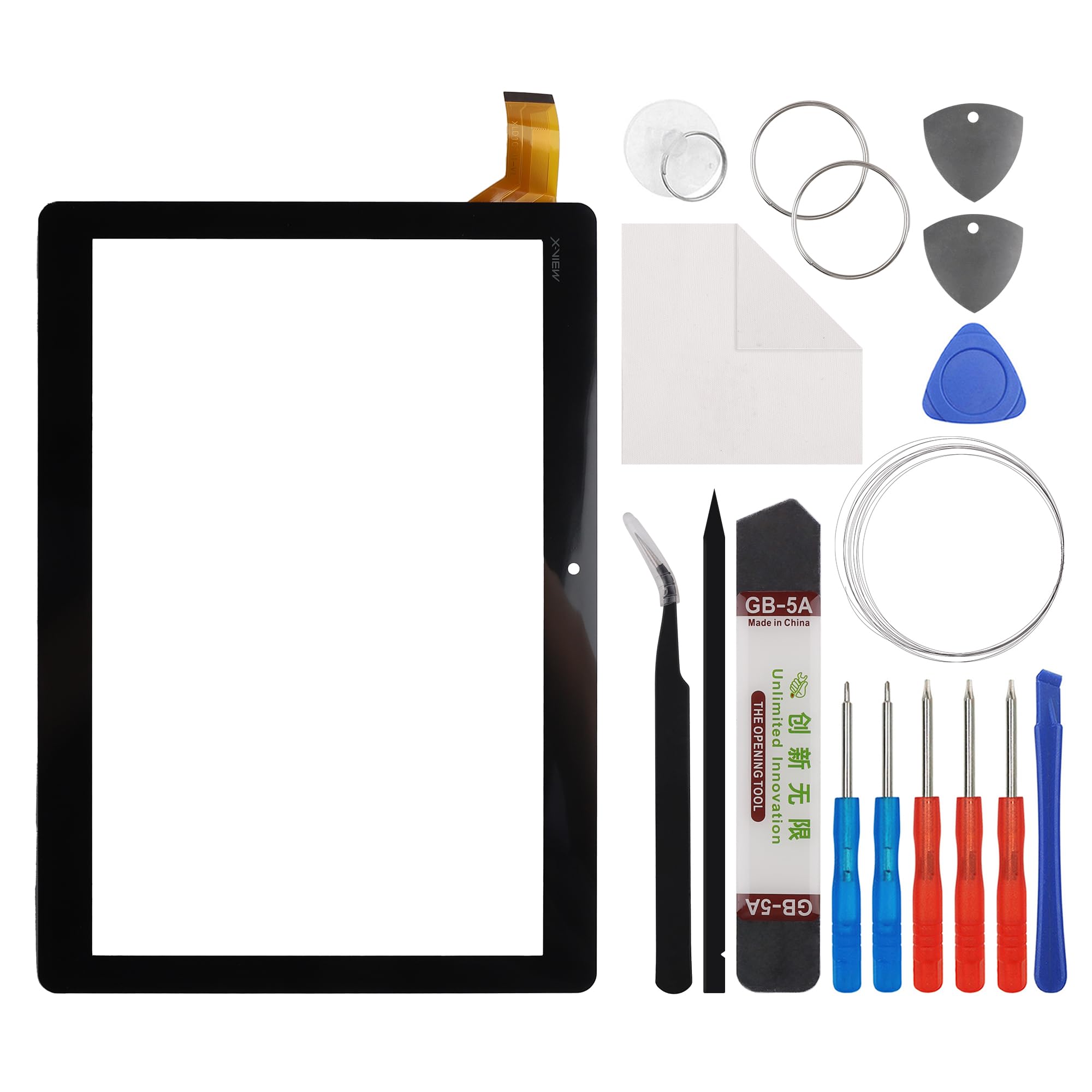 Per ZIOVO Z138 Bambini Display LCD Pannello Touch Screen Scrtura A Mano Digizer Sensore Multouch Parti Di Ricambio Per ZIOVO Z138