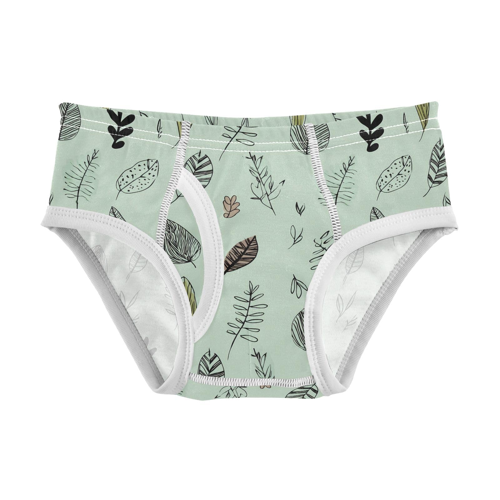 senya Baby Toddler Boys Underwear Kids Exclusive Boxer Briefs Comfort 2T Leaves Plants