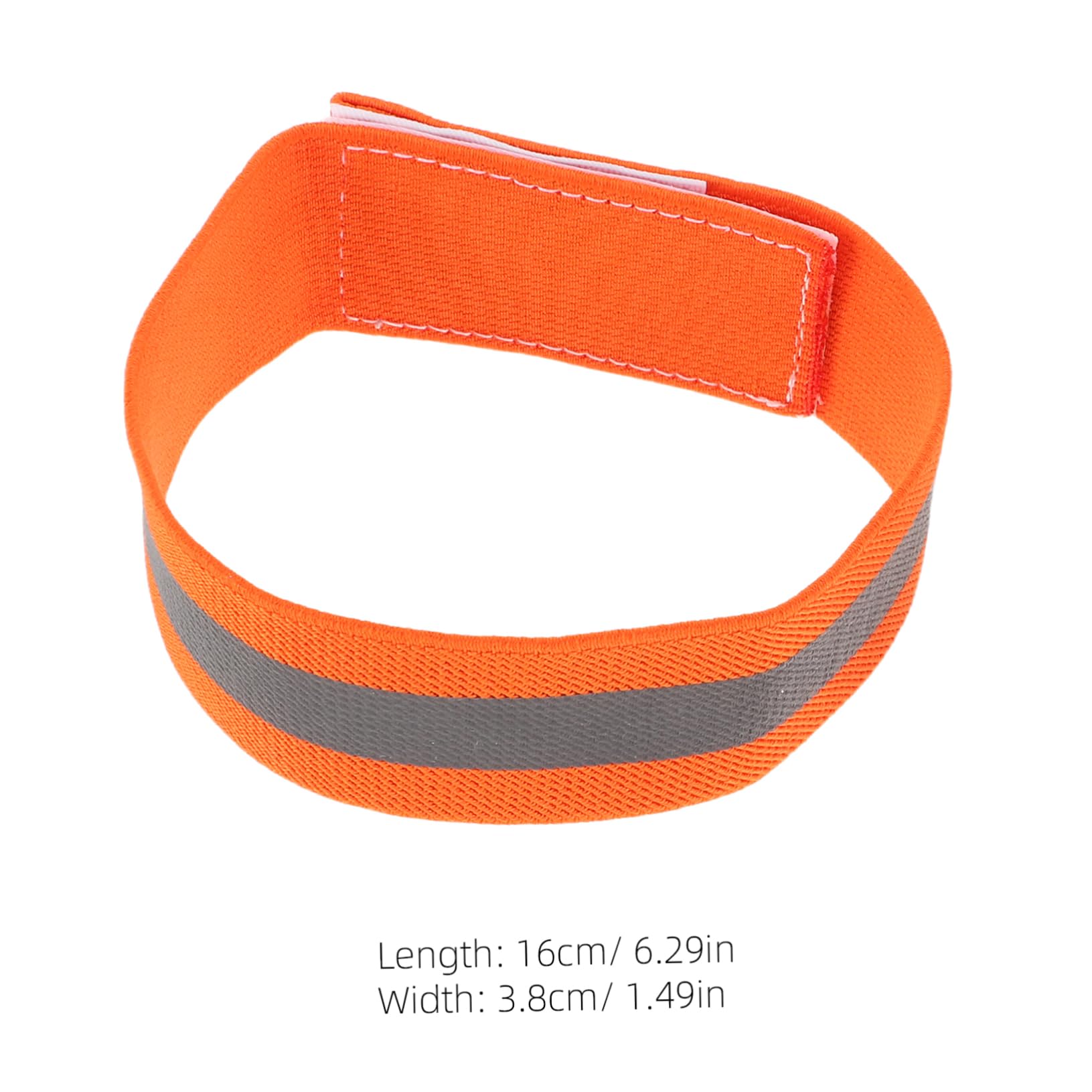 ifundom 4pcs Adjustable Reflective Leg Straps and Arm Bands for Cycling Running and Walking Enhanced Night Visibility Gear with High Brightness Reflective Material