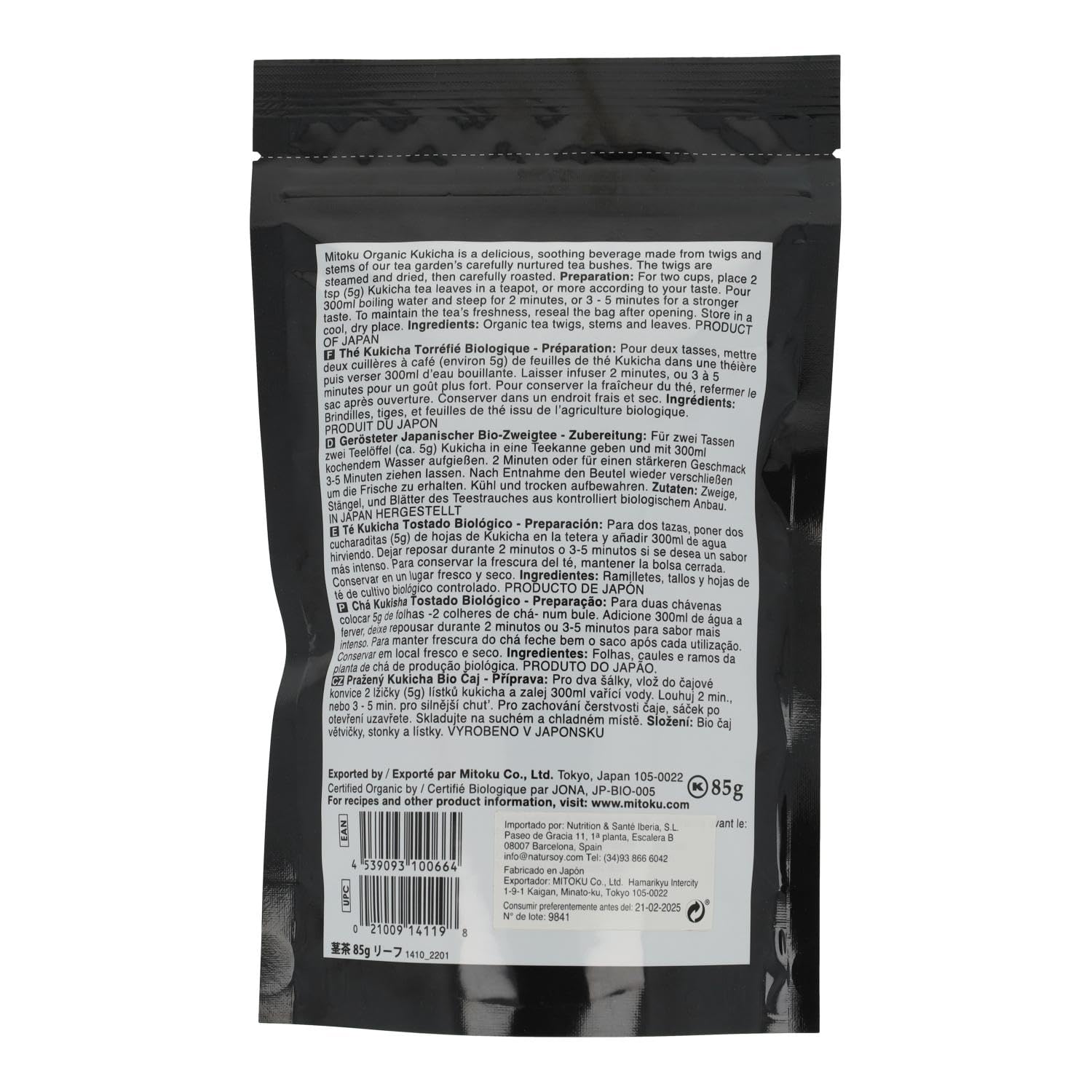 TE 3 AÑOS KUKICHA 85gr. BIO