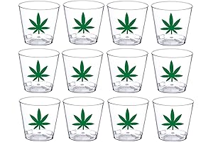 420 Party Weed Plastic Shooter Glasses