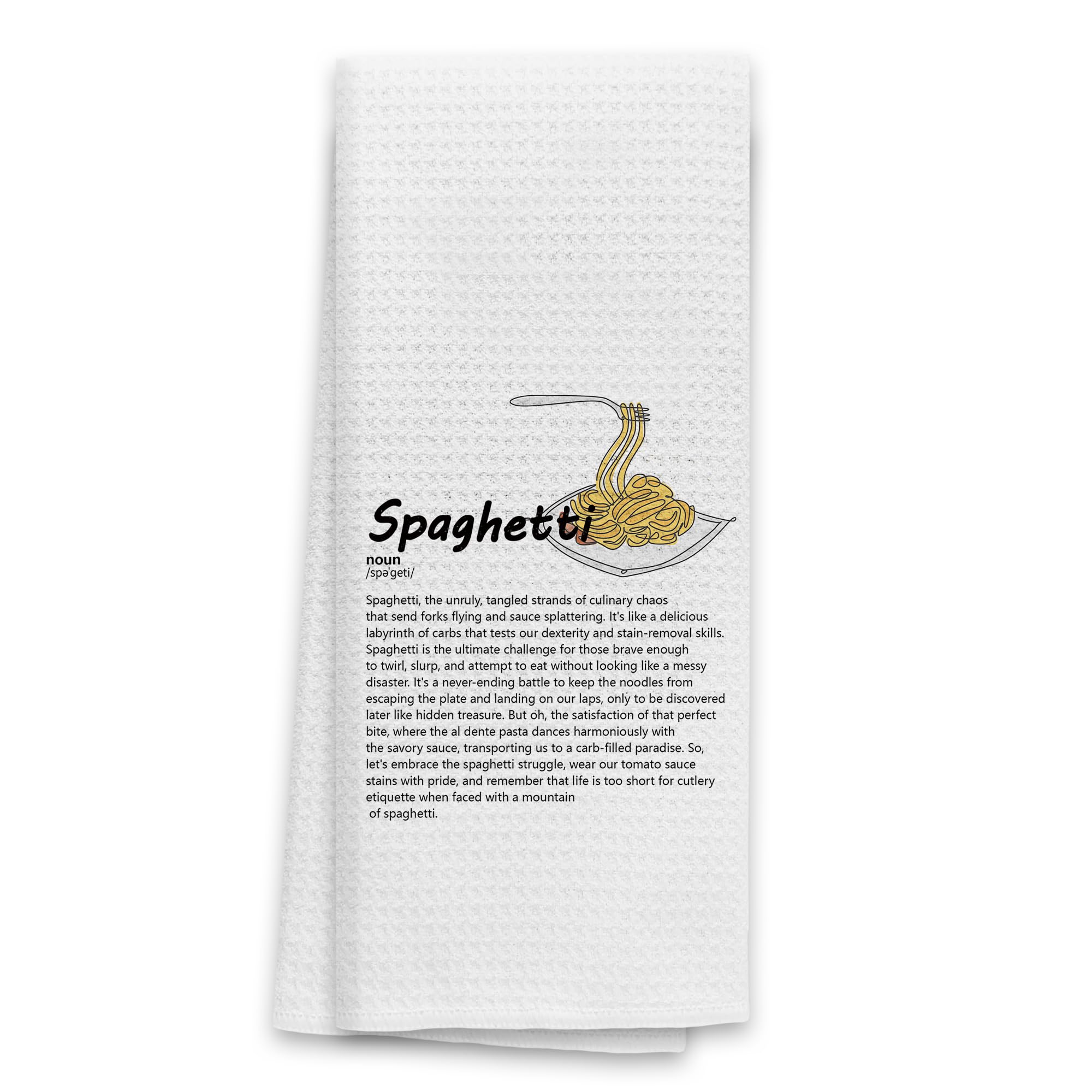TNUW Spaghetti Definition Kitchen Towels - 16x24In ...