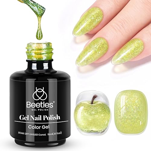Miniatura 41 de Beetles - Esmalte de uñas en gel, 1 unidad, 0.5 onzas fluidas (15ml), extracción por remojo, arte de uñas, estética de manicura, decoración en casa
