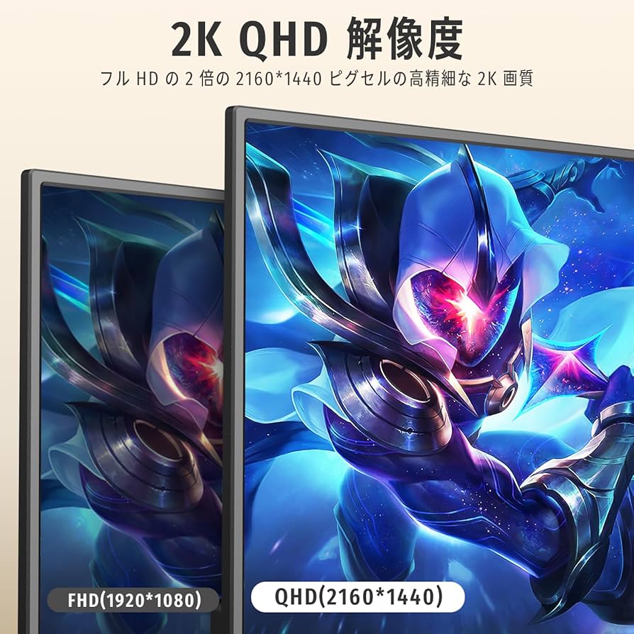 Amazon.co.jp: MAGICRAVEN モバイルモニター 14インチ 2K解像度 3:2