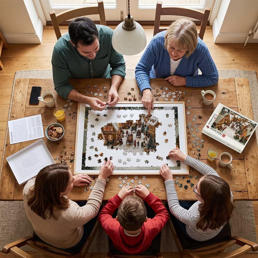 Puzzle dla dorosłych 1000, świąteczne puzzle dla dorosłych -4426