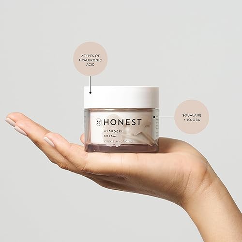 Miniatura 2 de Honest Beauty Paquete hidratante para el cuidado de la piel  Crema de hidrogel de tamaño completo + suero de ácido hialurónico que se mantiene