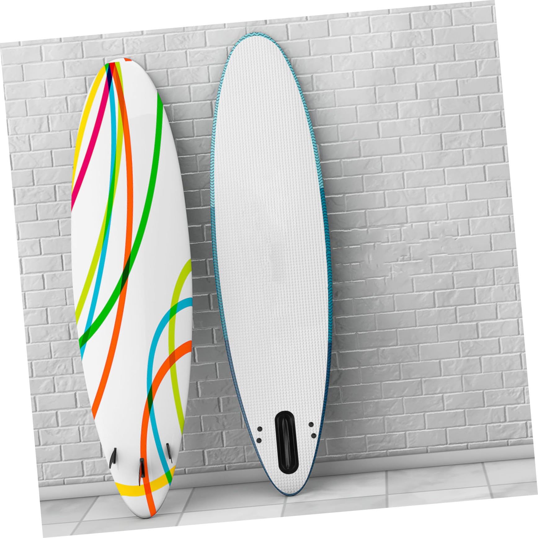 BELLIFFY Professional Surfboard Tail Fins Plastic Surfboard Balance Tool for Rowing Boating Canoeing