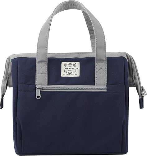 Miniatura 1 de GOX Lonchera para mujer, loncheras aisladas a prueba de fugas para hombres, contenedor de almuerzo reutilizable de gran capacidad para el trabajo,