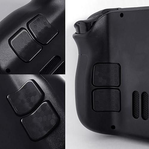 Miniatura 5 de Protector táctil compatible con Steam Deck Touch Trackpad (protector de trackpads + protector de 4 teclas, hexagonal de panal - negro)