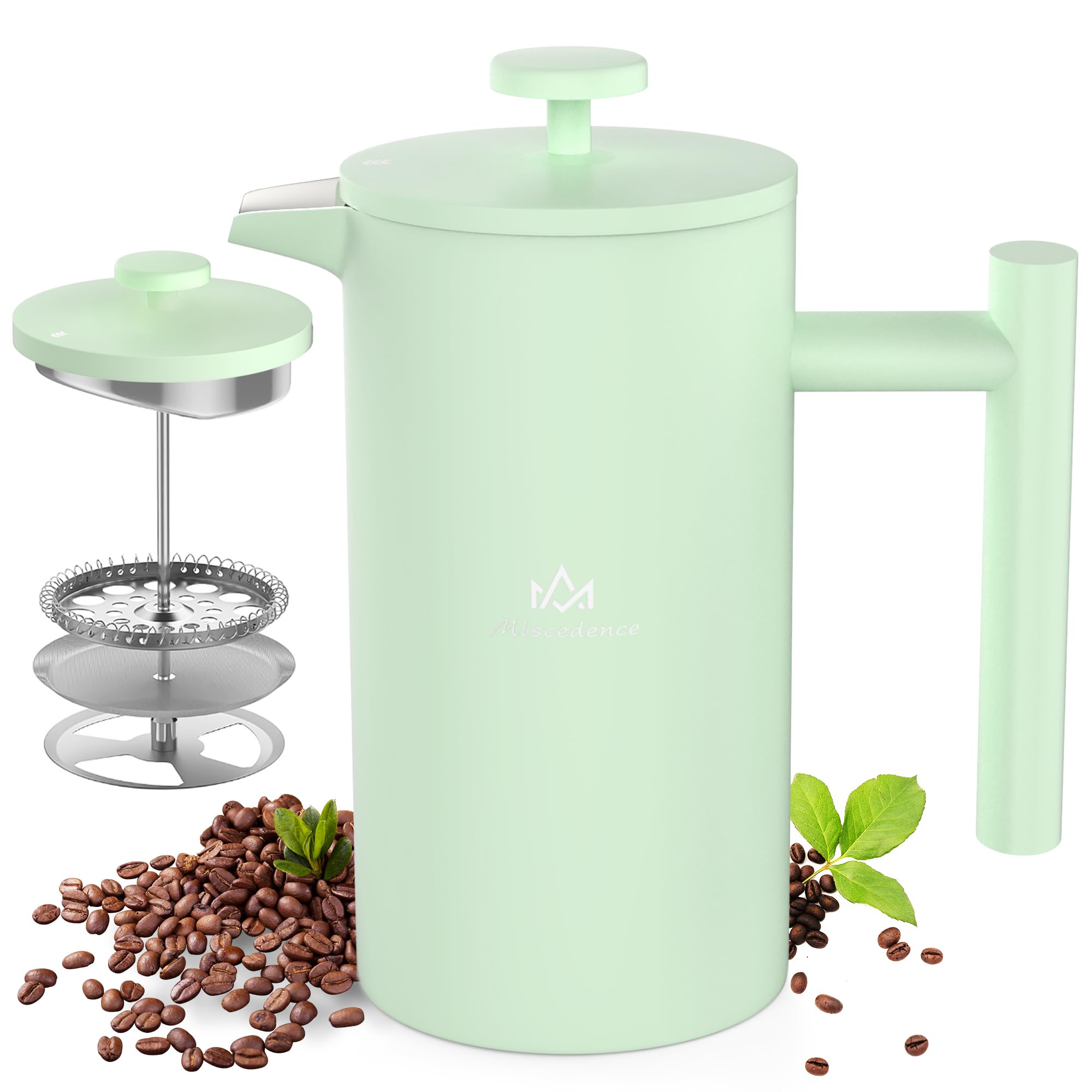Miscedence Double Wall Insulated French Press Coffee Maker