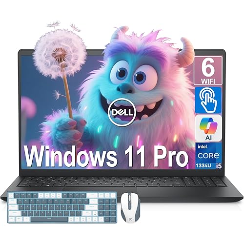 Dell Inspiron 15 3530 Touchscreen Laptop Computer, Intel 10-Core i5 1334U, 32GB RAM, 1TB SSD, 15.6'' FHD Anti-Glare Display, Wi-Fi 6, Ai Copilot, Windows 11 Pro, for Business & Student