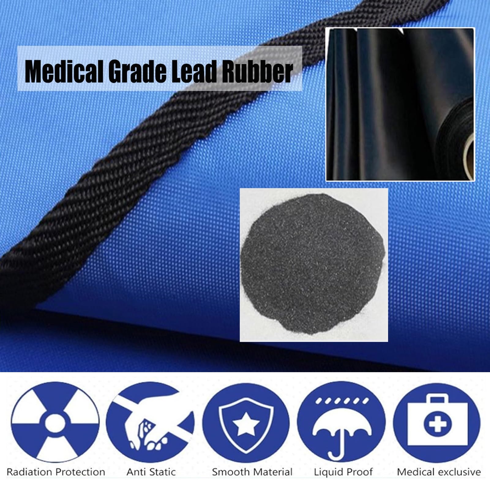 Delantal de Plomo Ropa Protectora De Plomo, Funda Protectora De Plomo Ligera Y Suave For Hombres, Con Cintura Ajustable