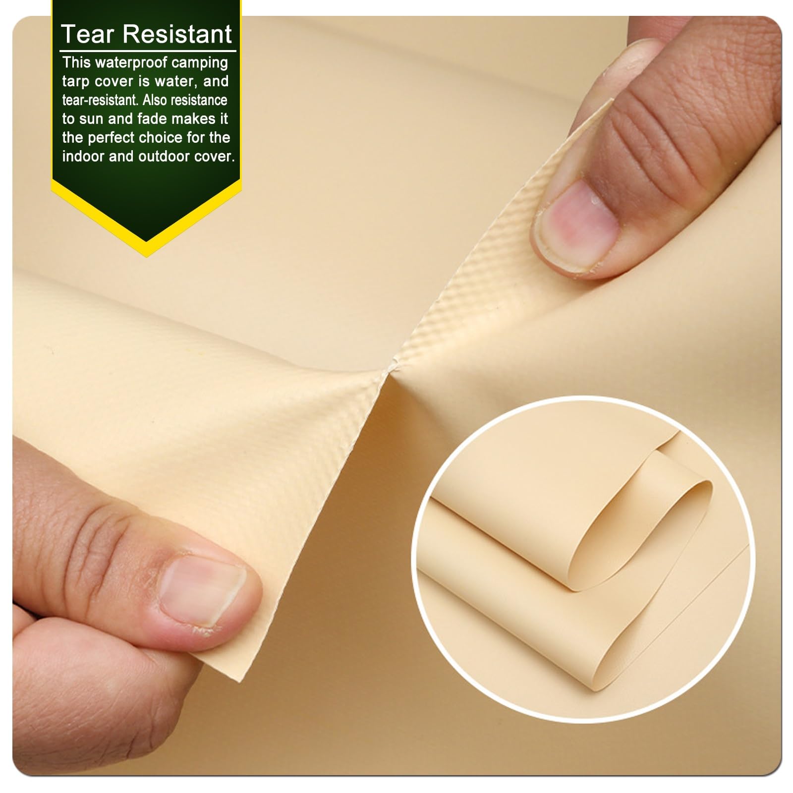 2m X 2m Bâche épaisse,180g-m², Bâche PE Feuille De Bâche Imperméable à L'eau Couverture De