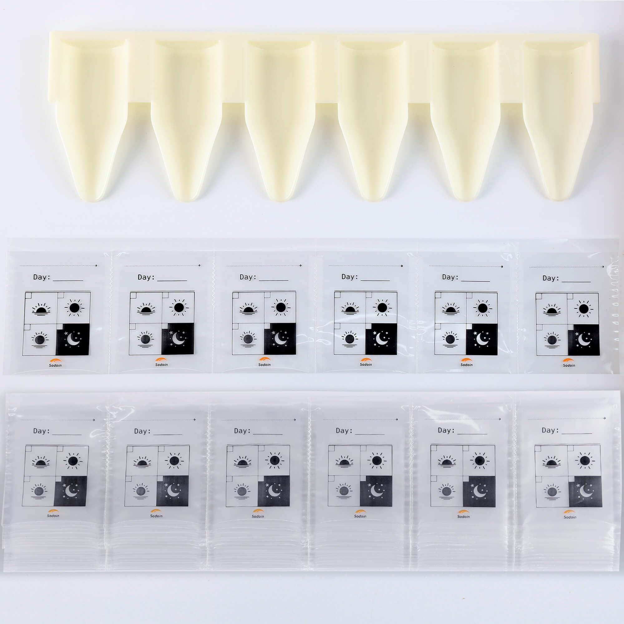 M Pill Bag Set - 600 Heat Seal Pill Bags Loading Tray 6 Loading - Pill Organizer Medication