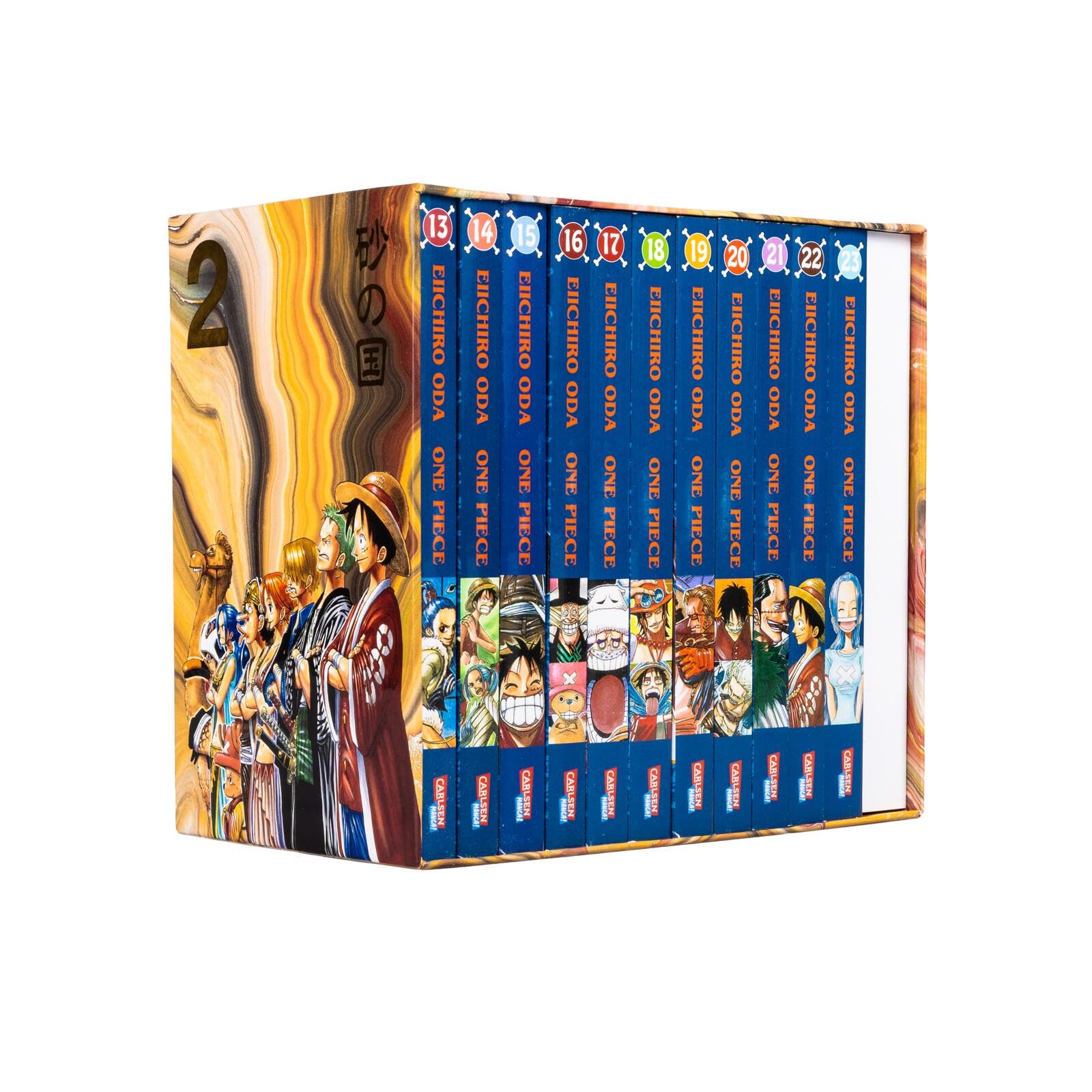 One Piece Sammelschuber 2: Alabasta (Band 13–23) Piraten Abenteuer Schatz