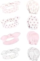 Vista 38 de Hudson Baby Conjunto de diadema de algodón y manoplas para rascar para bebé Unicornio