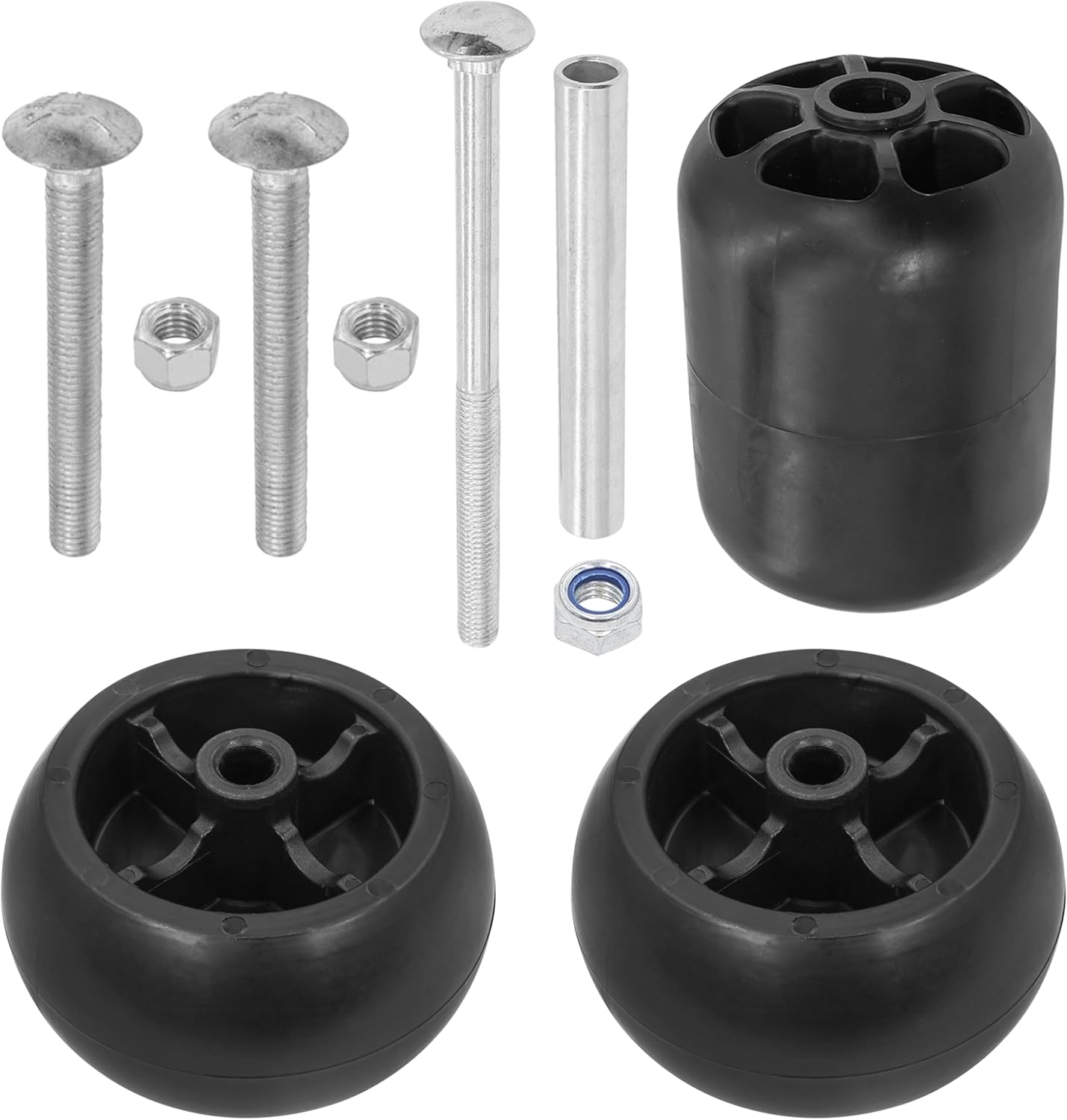 Caltric 48" 54" Deck Wheel Roller Compatible with Hustler Fastrak SDX/Trimstar/Raptor SDX