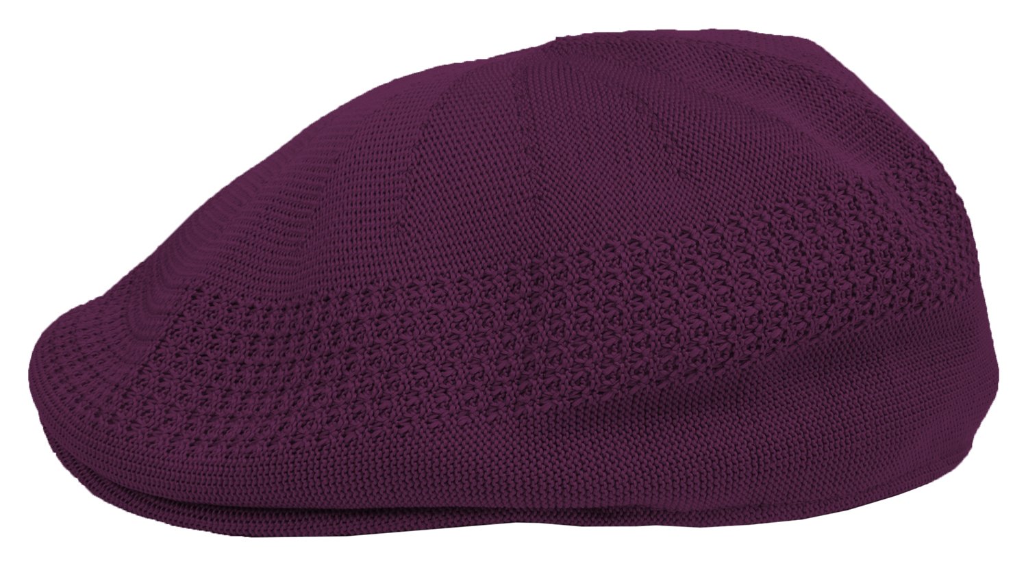 DRY77 Cool Mesh Summer Ivy Flat Hat Cap Gatsby Cabbie Golf Driving Summer Hot, Purple
