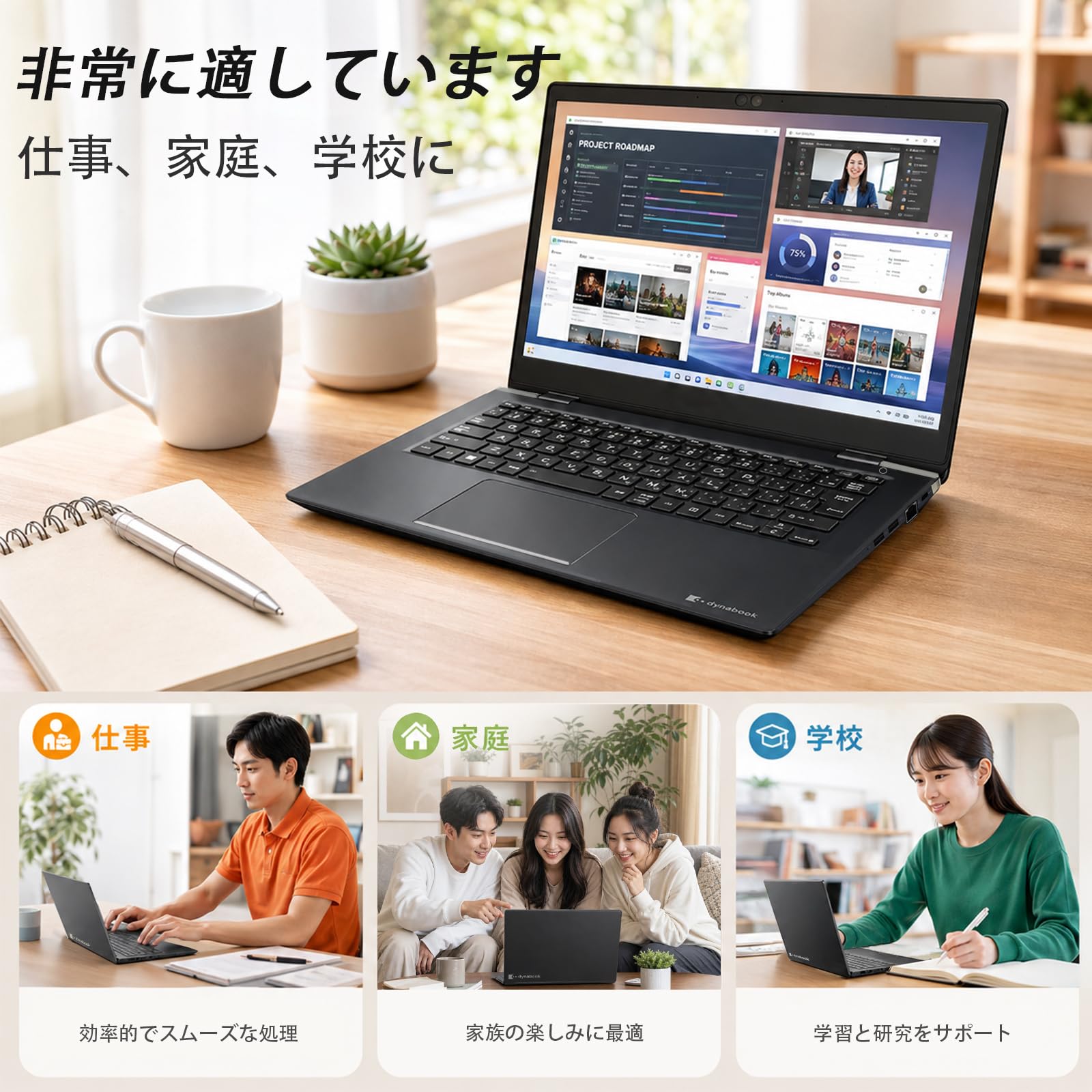 Amazon.co.jp: Dynabook G83 ノートパソコン Office搭载,13.3インチ