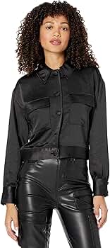 Amazon.com: BCBGMAXAZRIA Women's Fitted Long Sleeve Bomber