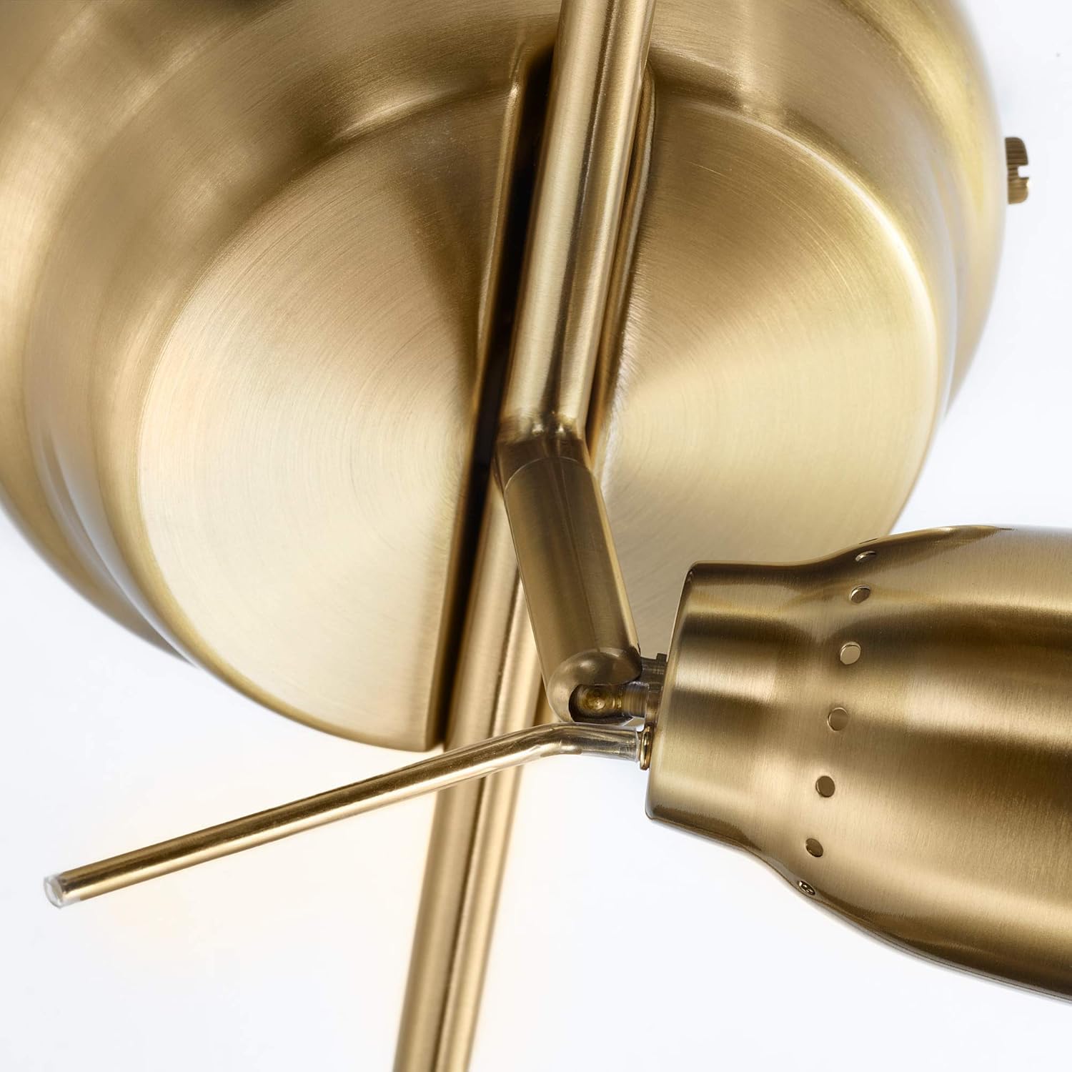 IKEA BAROMETER ゴールド 5灯スポットライト Ikea Barometer Ceiling Track Light, 5 Adjustable Spots, Brass