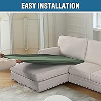 Vista 471 de H.VERSAILTEX 2025 New Sectional Couch Covers 8 Pieces Stretch Sofa Covers for Sectional Sofa Set Separate L Shaped Couch Cover for Both Left/Right