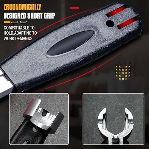 Miniatura 4 de Llave universal ajustable de doble extremo mejorada llave ajustable multifuncional para desmontaje y montaje de artículos sanitarios tubos de