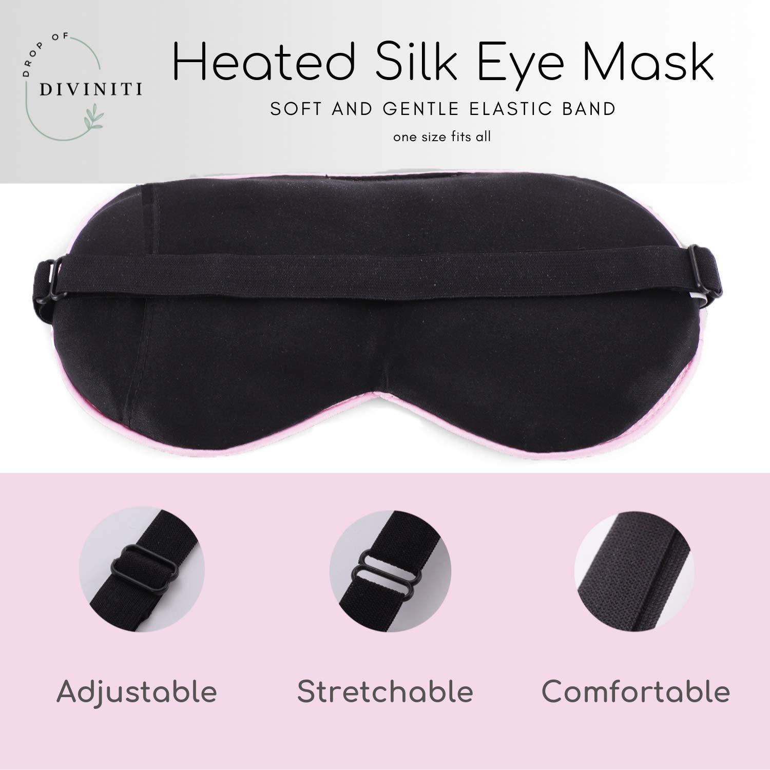 Kimkoo Moist Heat Eye Compress&Microwave Hot Eye Mask for Dry Eyes