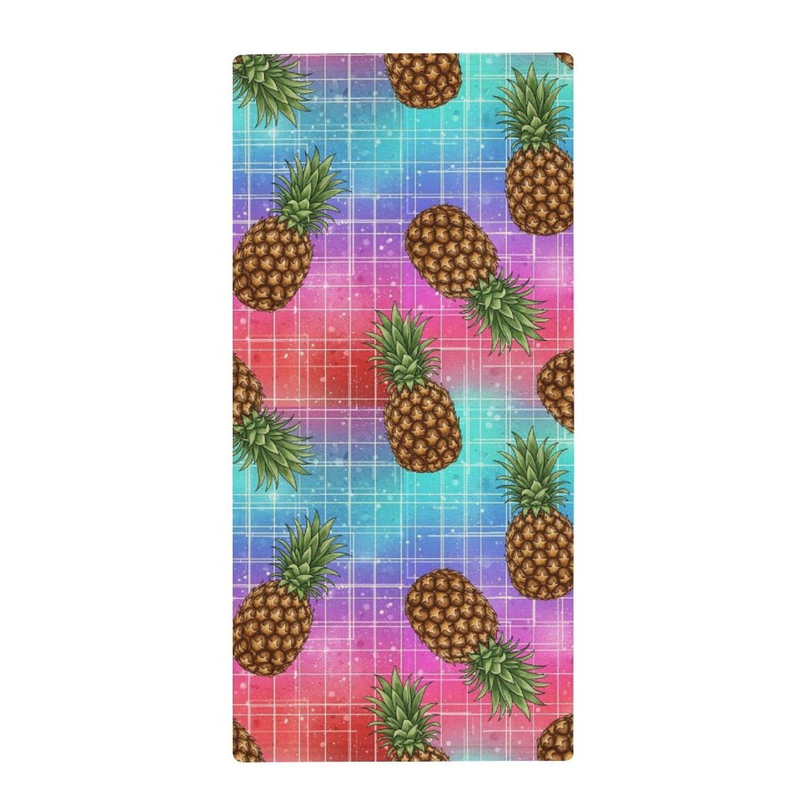 Anceky Quick-Dry Luxury Bath Towels, Trippy Upside Down Pine Ultra Soft Hand Towels for Gym, Pool, Spa & Hotel Bathroom Essentials