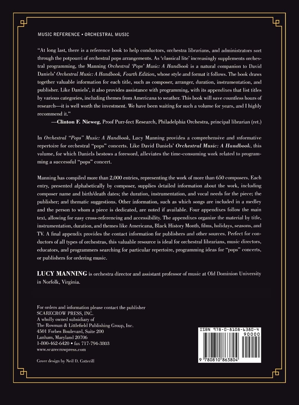 Orchestral "Pops" Music: A Handbook