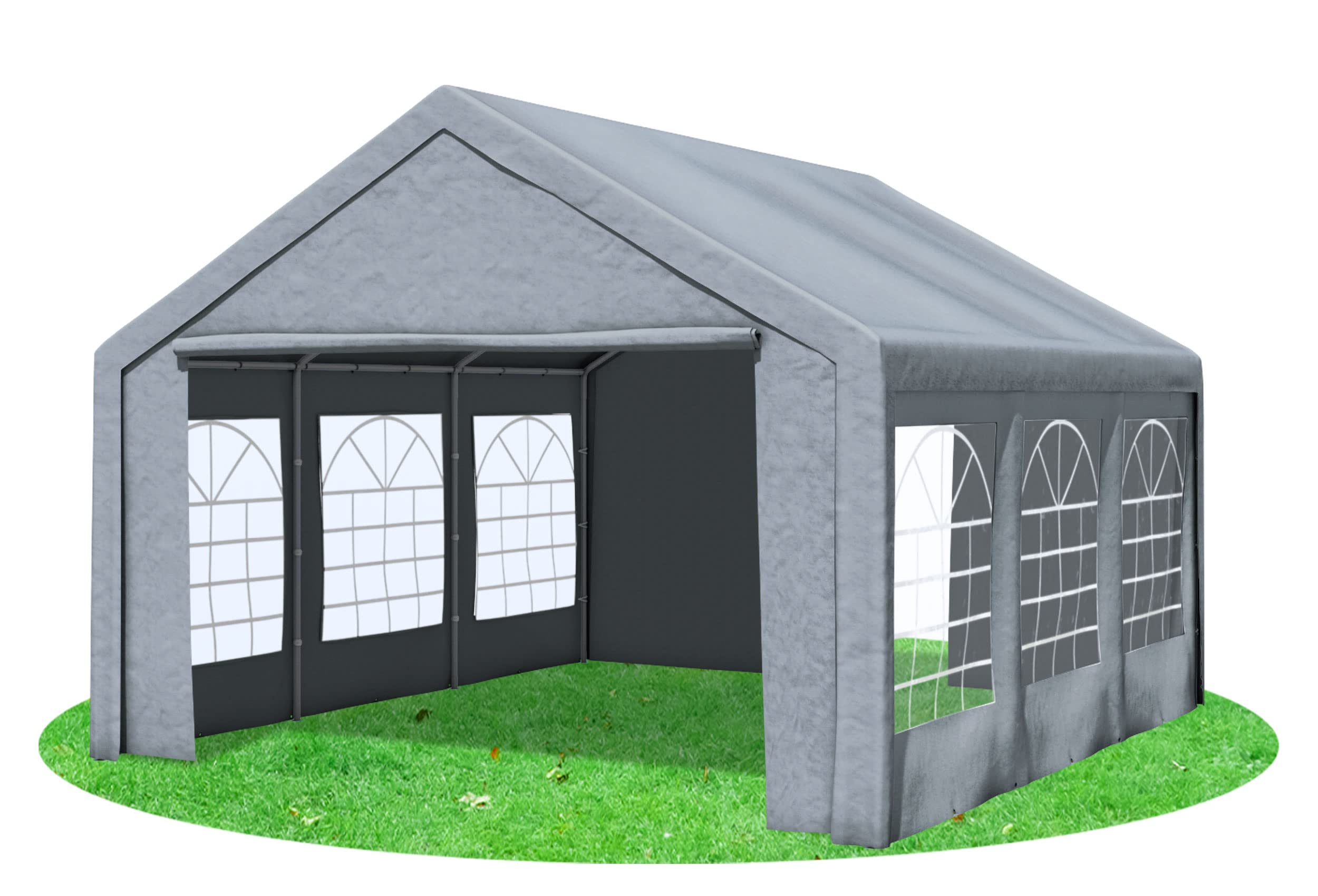 4x5m Partyzelt, Classic PRO PE GRAU