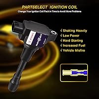 Vista 6 de UF617 Paquete de bobinas de encendido de repuesto para Nissan 370Z V6 3.7L Bobinas de encendido para Infiniti M56 Q70L Q70 G37 M37 Q40 Q50 Q60 QX50