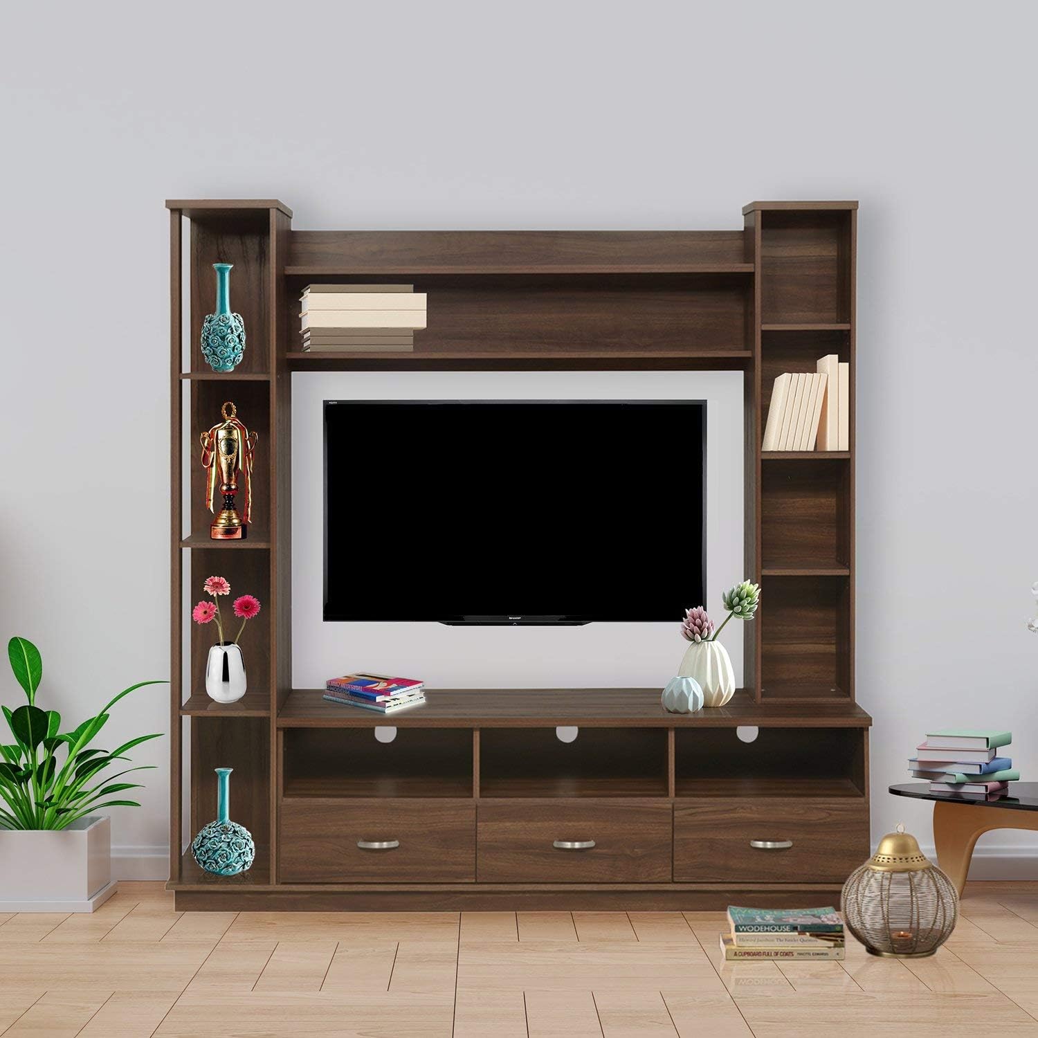 Nilkamal Sage TV Cabinet, Walnut : Amazon.in: Home & Kitchen