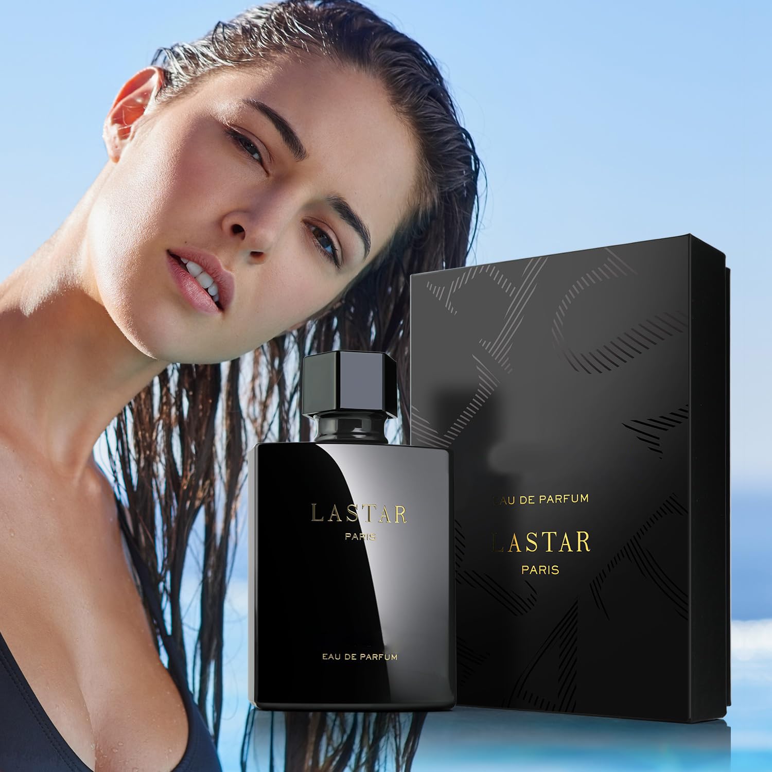 LASTAR Eau de Cologne Spray – 50 ml/1,69 fl oz profumo | Woody Acquatico | Ideale per regali, serate di data, feste, San Valentino, Halloween e Natale