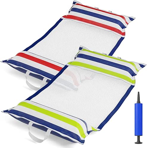 Jasonwell Inflatable Pool Hammock Float - 2 Pack Water Hammock