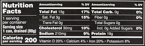 Miniatura 6 de Crown Prince Sardinas naturales sin piel y sin hueso en aceite de oliva puro, latas de 3.75 onzas (paquete de 12)
