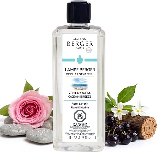 Vista 84 de MAISON BERGER - Té blanco puro - Recambio de fragancia Lampe Berger para difusor de aceite de fragancia para el hogar - Ambientador - 33.8 onzas