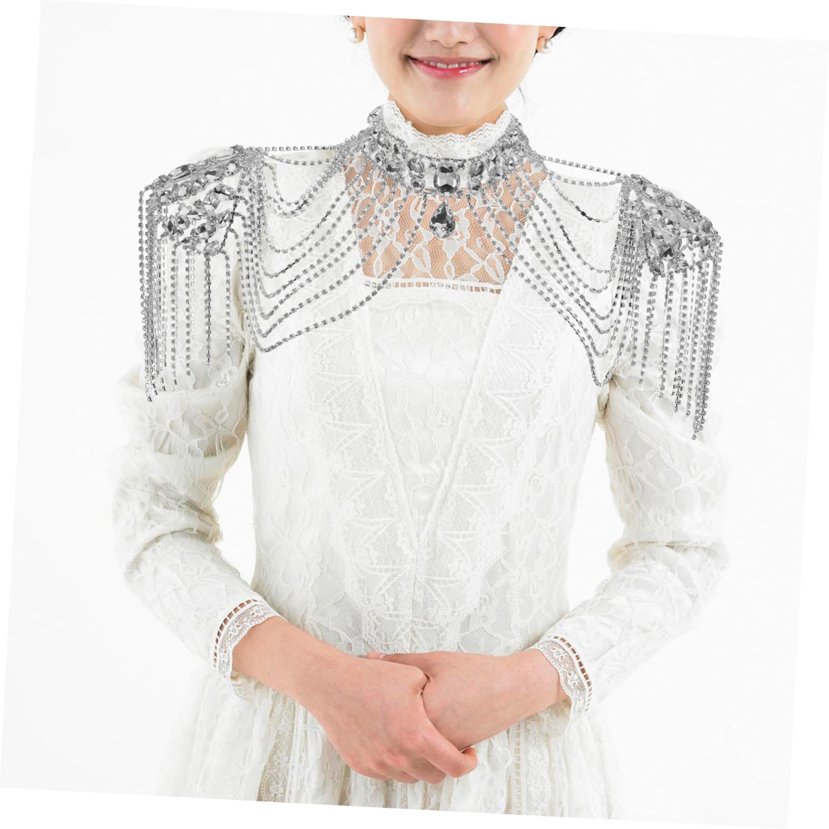 Mipcase Collana Catena per Spalla Strass e Nappe da Donna Catena per Corpo Frange Gioiello per Eventi e Serate