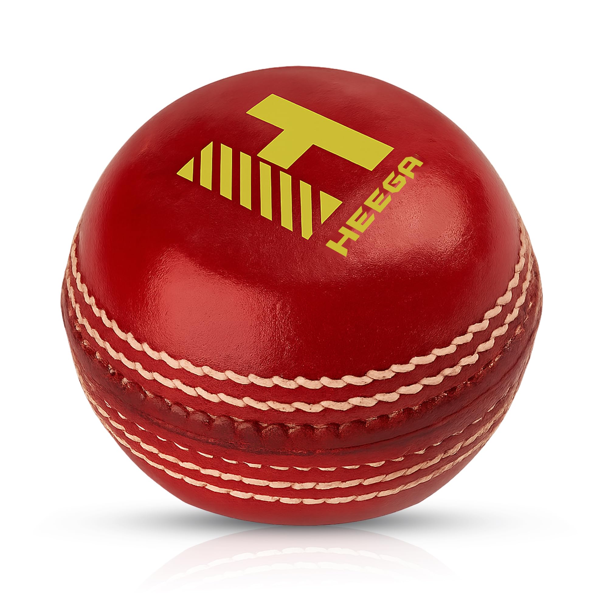 Heega Pace Cricket Coaching Red Seam Leather Cricket Ball - Seam Training | Swing Ball (Pack of 2)-image-49