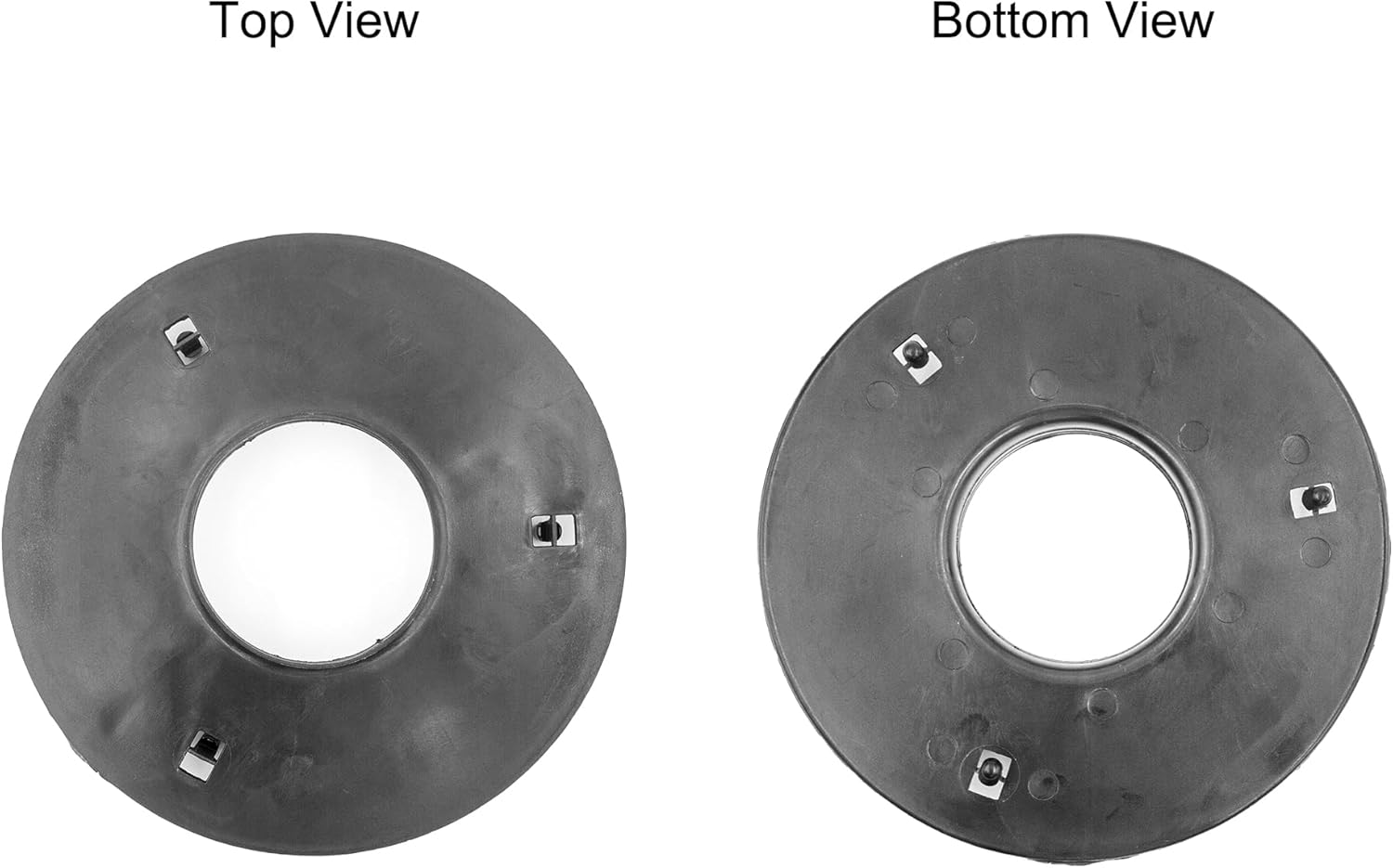 Rear Coil Spring Insulators, Rear Coil Spring Isolators Compatible with Jeep 1997-2006 Wrangler TJ (Set of 4)