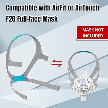 Amazon.co.jp: Airfit f20 クリップ付きヘッドギア 3個パック