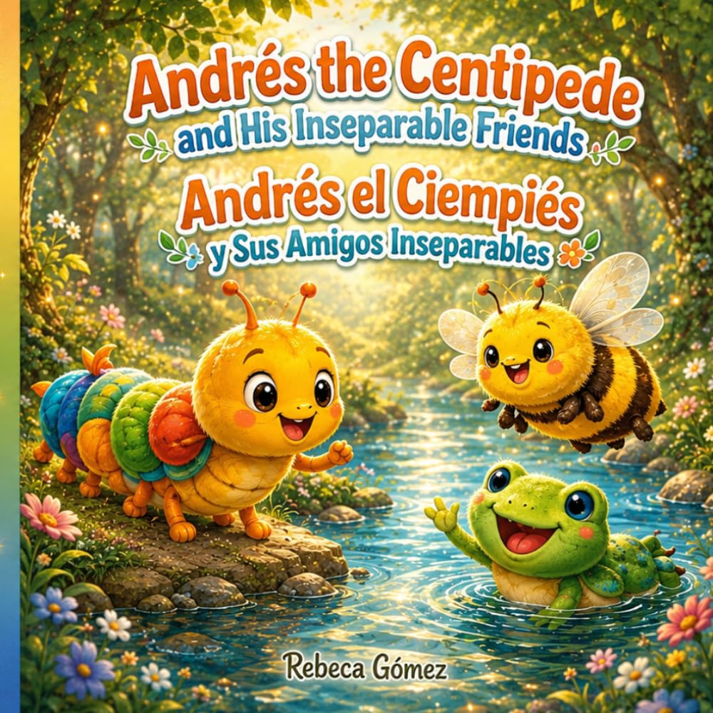 Andrés the Centipede and His Inseparable Friends / Andrés el Ciempiés y Sus Amigos Inseparables: Bilingual (English/Spanish) Bedtime Story about ... different in every way, stronger together.