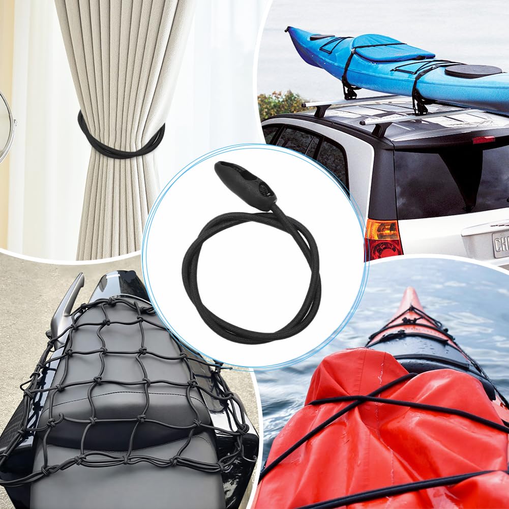 10 correas tensoras expansoras, tensores de equipaje, gomas tensoras de 50 cm, gomas elásticas para portabicicletas, pizarras de advertencia, bicicleta, motocicleta, camping, lona, correas de sujeción — view 7