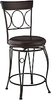Vista 1 de Linon Taburete giratorio de 24 pulgadas con círculos