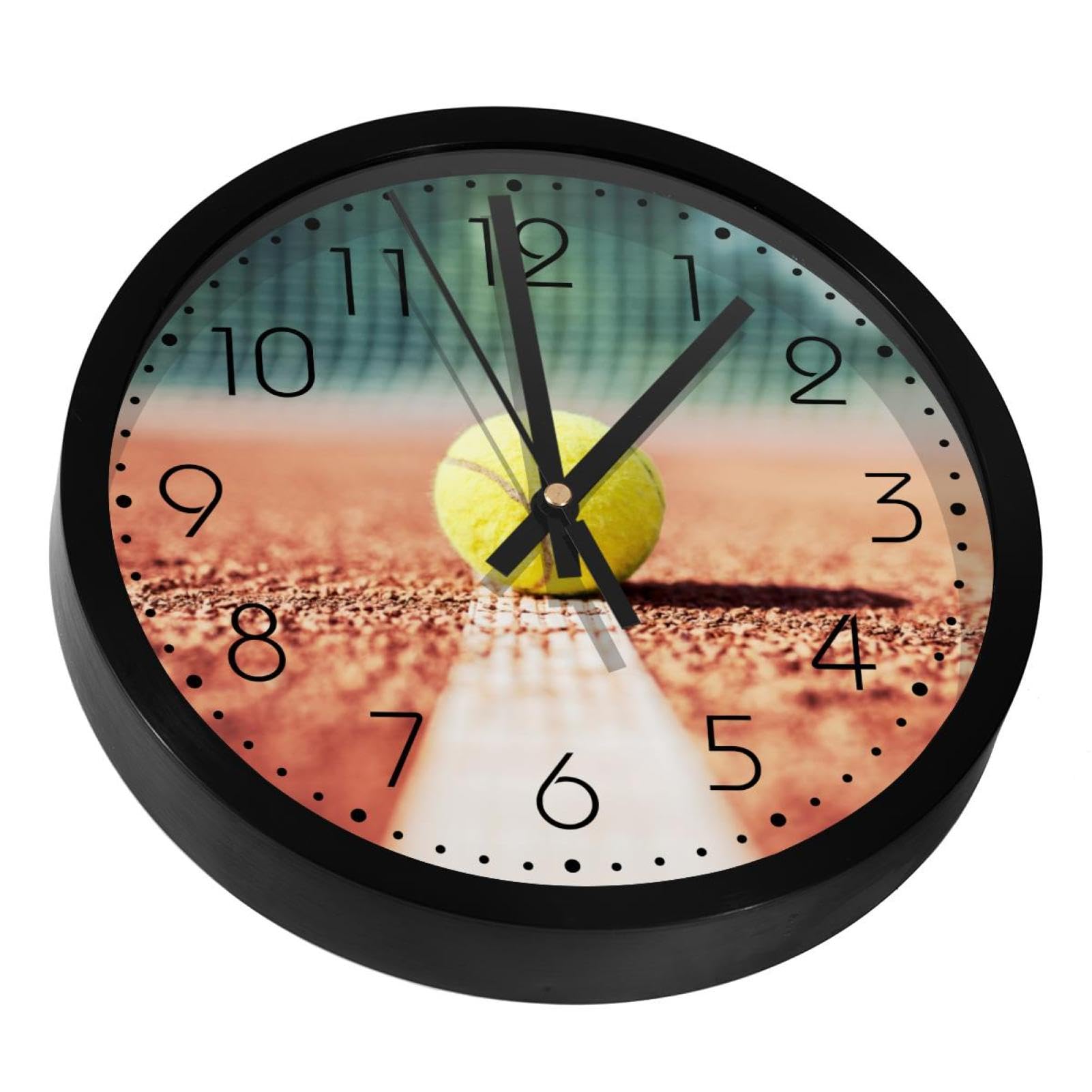 Orologio Da Parete Mnsruu A Forma Di Pallone Da Calcio - Diametro 24 Cm, Acrilico, Silenzioso, Funziona A Batteria, Decorazione Moderna - 3