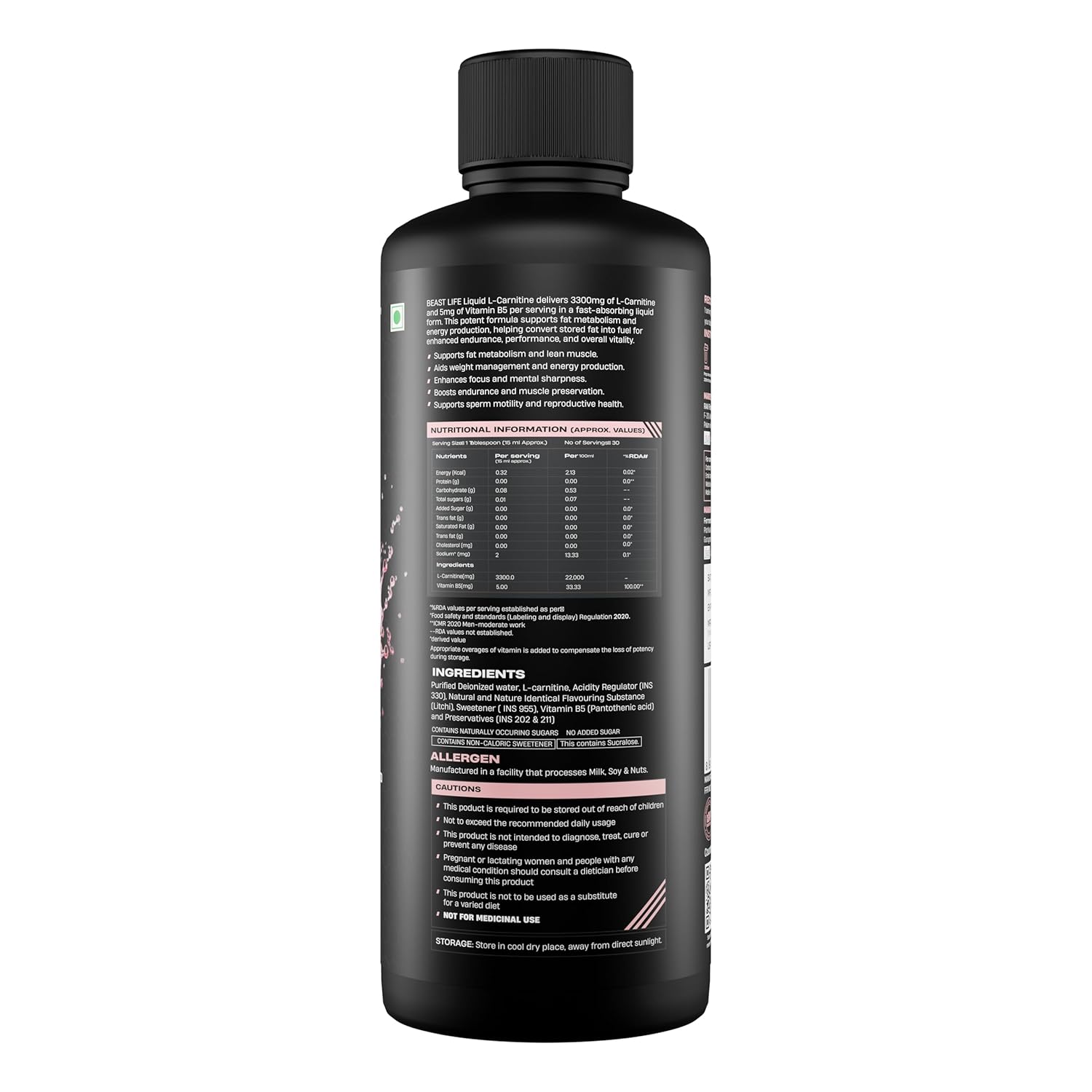 Buy Now Beastlife L-Carnitine Liquid | 3300Mg (Litchi Flavour, 450 M... 7 Buy Now Beastlife L-Carnitine Liquid | 3300Mg (Litchi Flavour, 450 M...